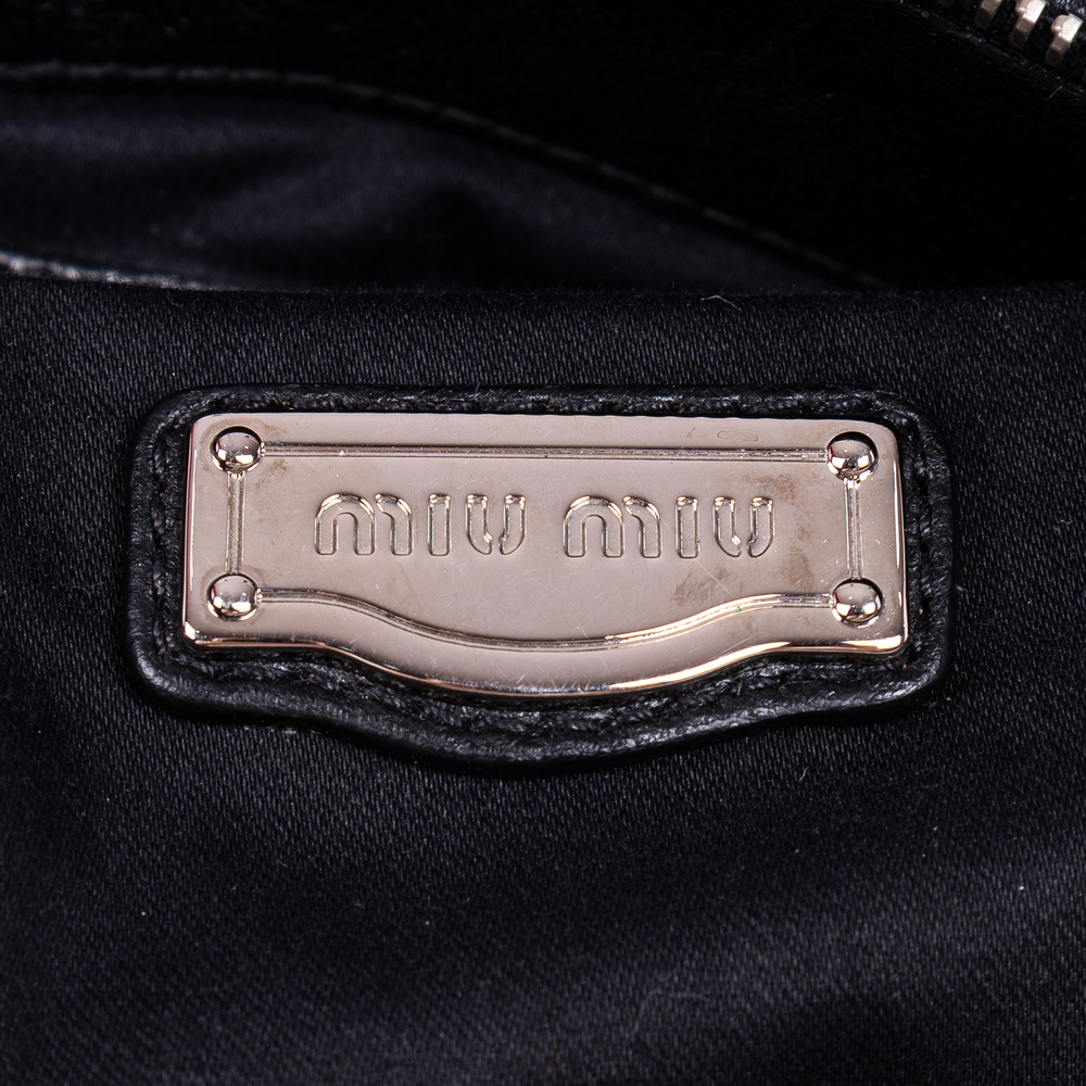 Miu Miu Cloquet Nappa Shopping Tote - Picture 10 of 11